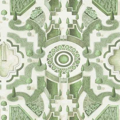 Carta da Parati "TOPIARY VERDE" Botanical | COLE & SON