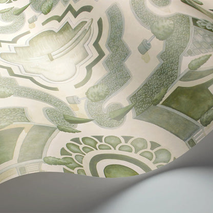 Carta da Parati "TOPIARY VERDE" Botanical | COLE & SON