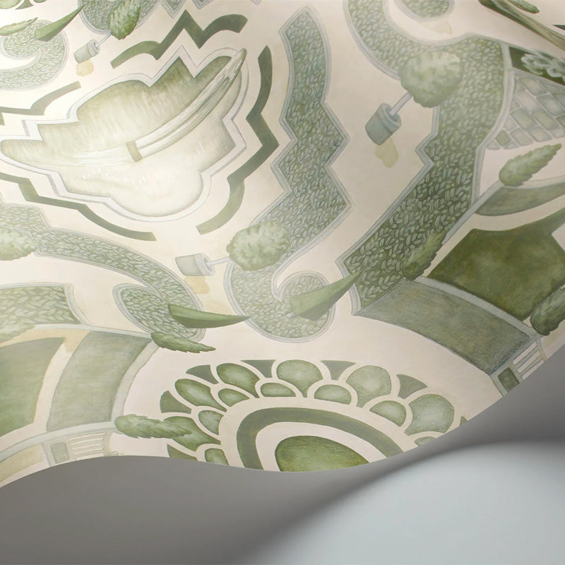 Carta da Parati "TOPIARY VERDE" Botanical | COLE & SON