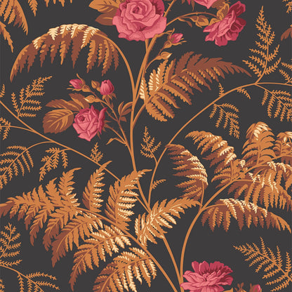 Carta da Parati "ROSE NERO" Botanical | COLE & SON