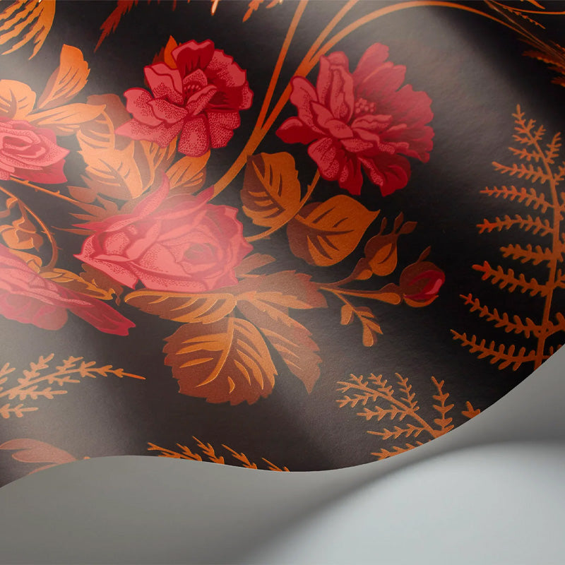 Carta da Parati "ROSE NERO" Botanical | COLE & SON