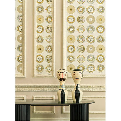 Carta da Parati "SOLI AVORIO & ORO" Fornasetti | COLE & SON
