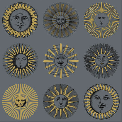 Carta da Parati "SOLI BLU & ORO" Fornasetti | COLE & SON