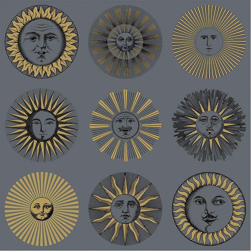 Carta da Parati "SOLI BLU & ORO" Fornasetti | COLE & SON