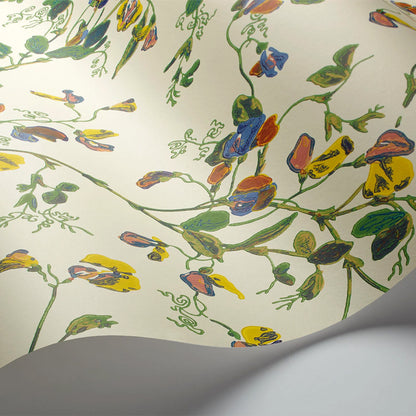 Carta da Parati "SWEET PEA PANNA" Botanical | COLE & SON
