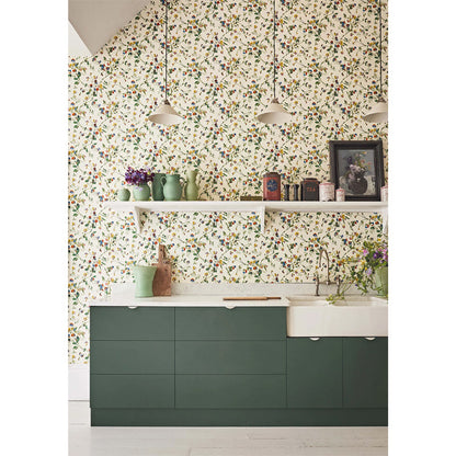 Carta da Parati "SWEET PEA PANNA" Botanical | COLE & SON