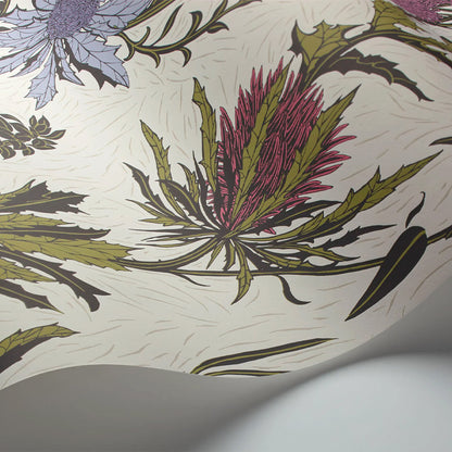 Carta da Parati "THISTLE VIOLA" Botanical | COLE & SON