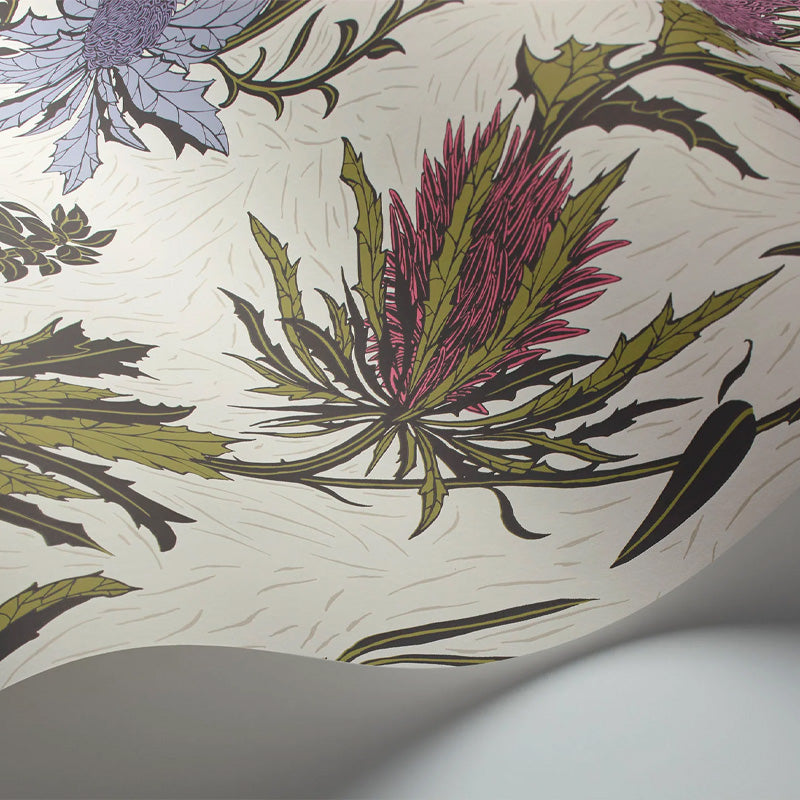 Carta da Parati "THISTLE VIOLA" Botanical | COLE & SON