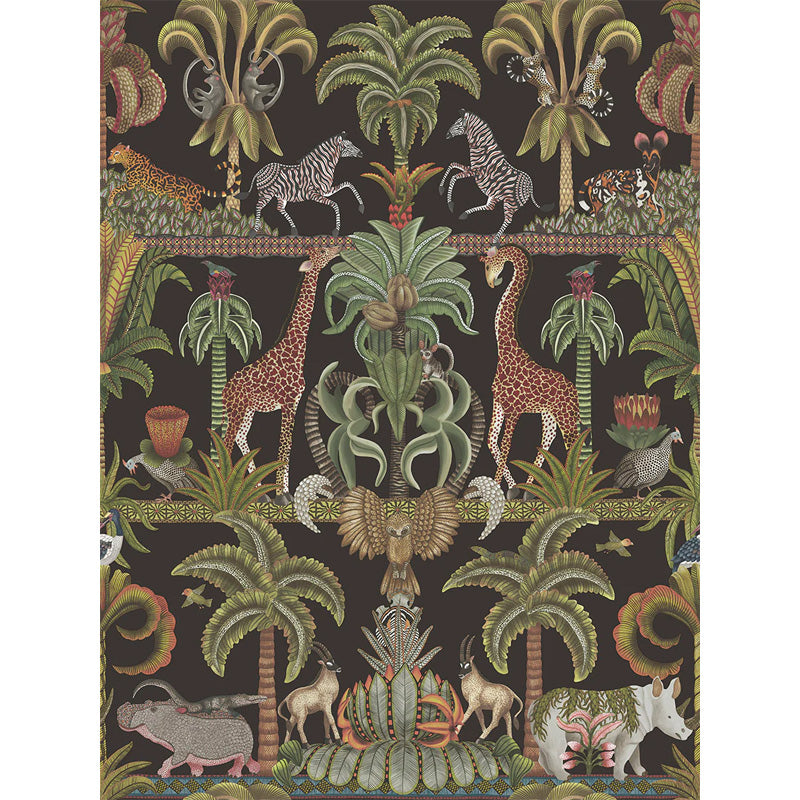 Carta da Parati "AFRIKA KINGDOM NERO" Jabula-Ardmore | COLE & SON