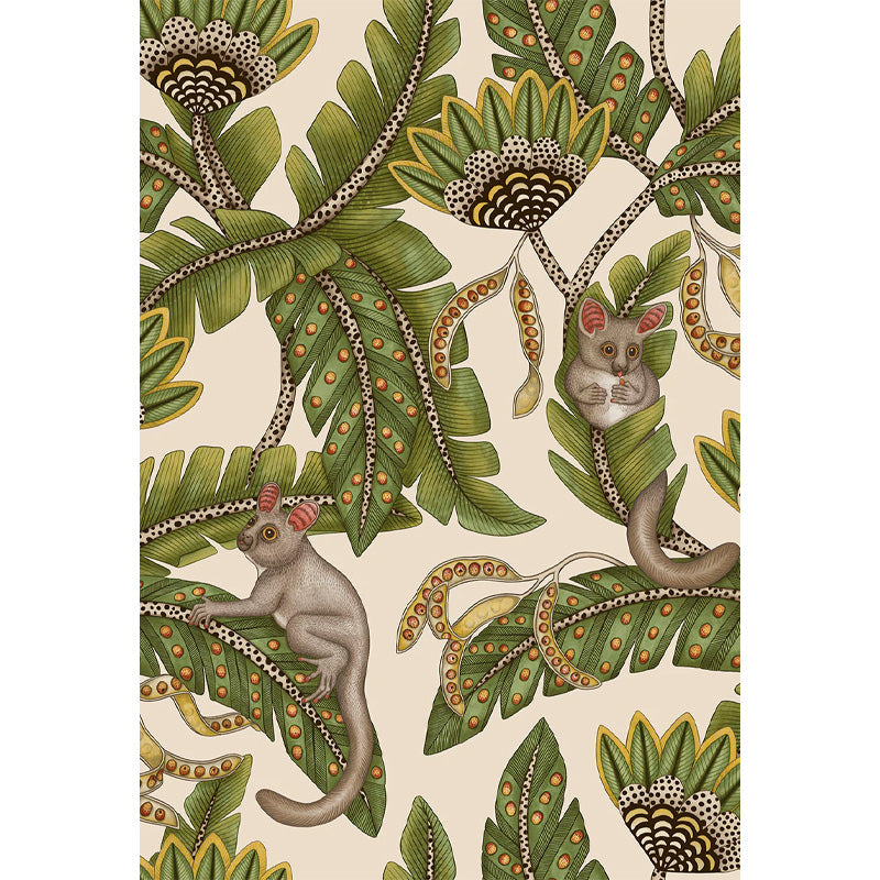 Carta da Parati "BUSH BABY PANNA" Jabula-Ardmore | COLE & SON