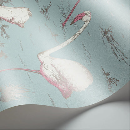 Carta da Parati "FLAMINGOS AZZURRO & ROSA" The Contemporary | COLE & SON