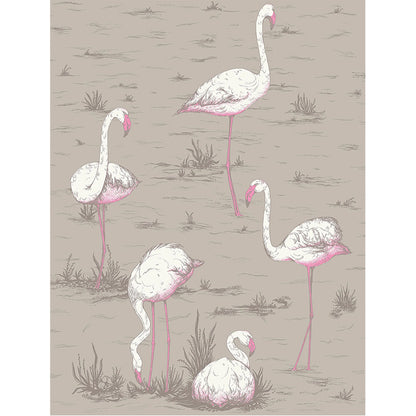 Carta da Parati "FLAMINGOS BIANCO & ROSA" The Contemporary | COLE & SON