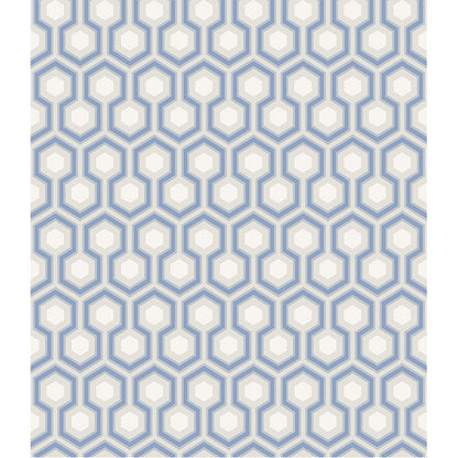 Carta da Parati Premium "HICKS' HEXAGON AZZURRO & BIANCO" The Contemporary | COLE & SON