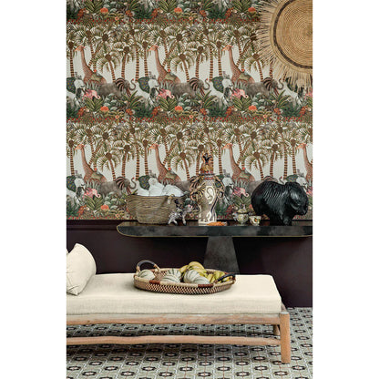 Carta da Parati "LETABA MARCH BIANCO" Jabula-Ardmore | COLE & SON