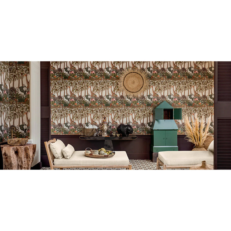 Carta da Parati "LETABA MARCH BIANCO" Jabula-Ardmore | COLE & SON