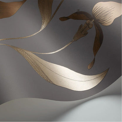 Carta da Parati "ORCHID GRIGIO & ORO" The Contemporary | COLE & SON
