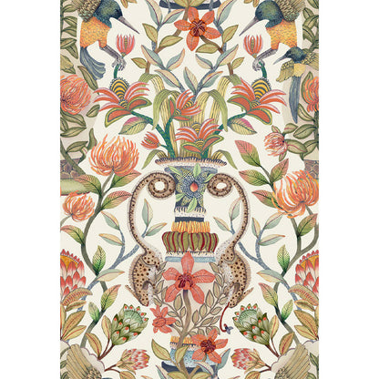 Carta da Parati "PROTEA GARDEN BIANCO" Jabula-Ardmore | COLE & SON