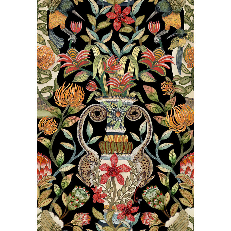 Carta da Parati "PROTEA GARDEN NERO" Jabula-Ardmore | COLE & SON