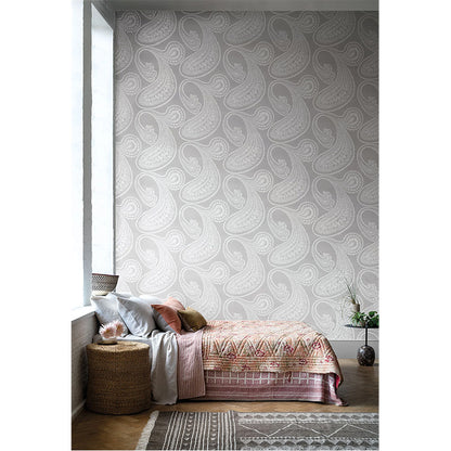 Carta da Parati "RAJAPUR GRIGIO & BIANCO" The Contemporary | COLE & SON