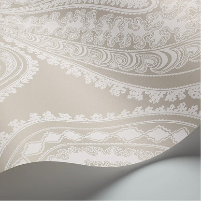 Carta da Parati "RAJAPUR TORTORA & BIANCO" The Contemporary | COLE & SON