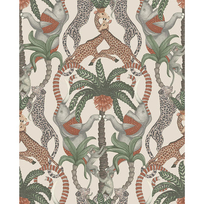 Carta da Parati "SAFARI TOTEM BIANCO" Jabula-Ardmore | COLE & SON