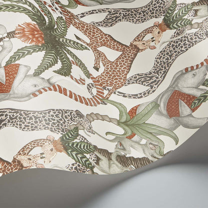 Carta da Parati "SAFARI TOTEM BIANCO" Jabula-Ardmore | COLE & SON