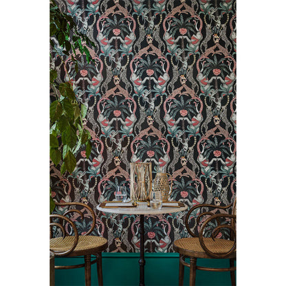 Carta da Parati "SAFARI TOTEM NERO" Jabula-Ardmore | COLE & SON