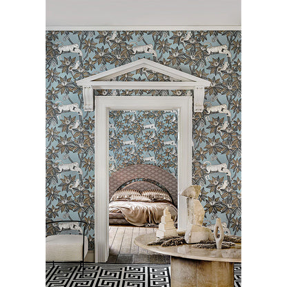 Carta da Parati "SATARA AZZURRO" Jabula-Ardmore | COLE & SON