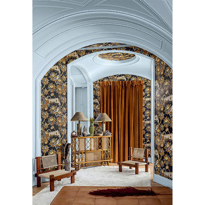 Carta da Parati "SATARA NERO" Jabula-Ardmore | COLE & SON