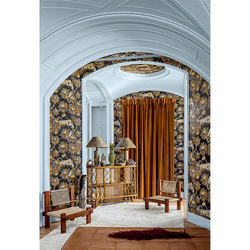 Carta da Parati "SATARA NERO" Jabula-Ardmore | COLE & SON