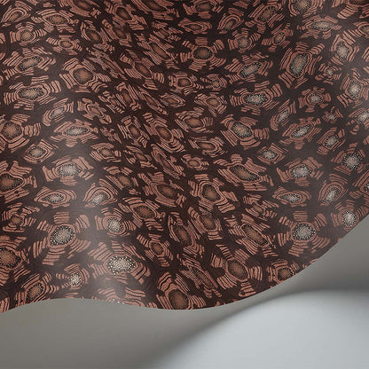 Carta da Parati "SAVANNA SHELL BORDEAUX" Jabula-Ardmore | COLE & SON