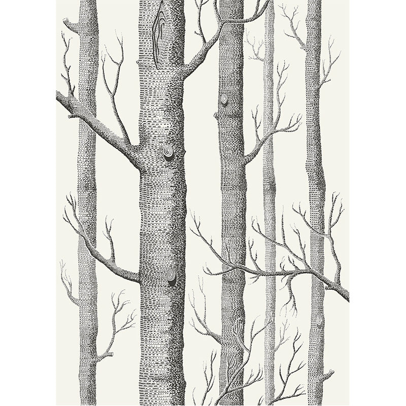 Carta da Parati "WOODS BIANCO & NERO" The Contemporary | COLE & SON