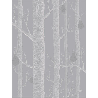 Carta da Parati "WOODS & PEARS GRIGIO & ARGENTO" The Contemporary | COLE & SON