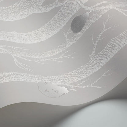 Carta da Parati "WOODS & PEARS GRIGIO & ARGENTO" The Contemporary | COLE & SON