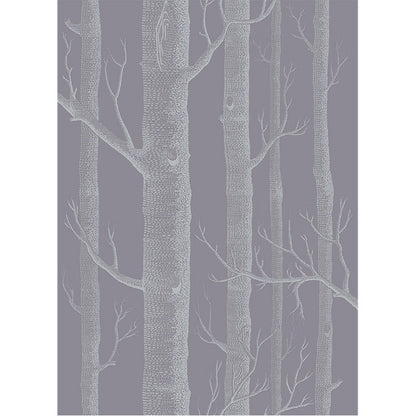 Carta da Parati "WOODS GRIGIO LILLA & BIANCO" The Contemporary | COLE & SON