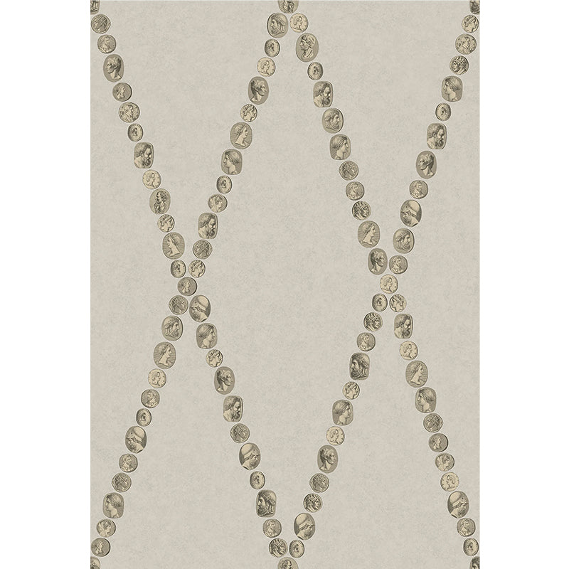 Carta da Parati "CAMMEI BEIGE & ORO" Fornasetti | COLE & SON