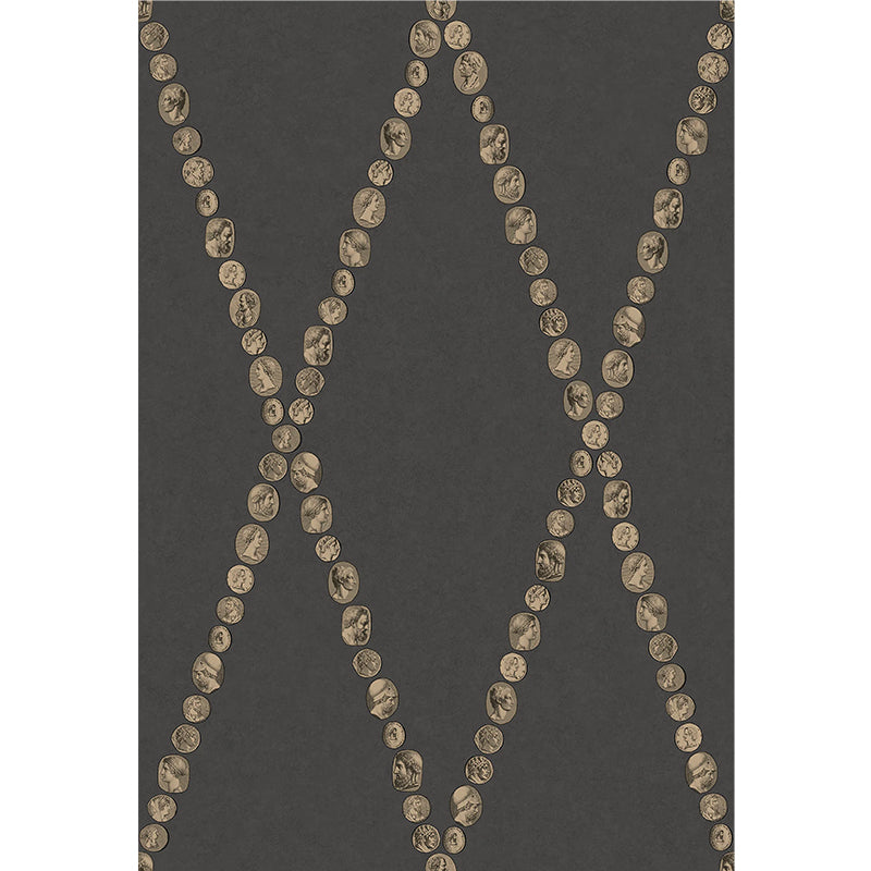 Carta da Parati "CAMMEI CARBONE & ORO" Fornasetti | COLE & SON