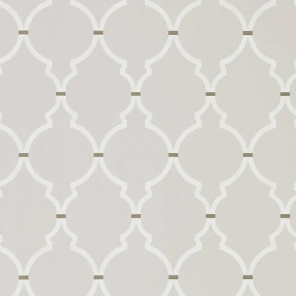 Carta da parati "Empire Trellis Grigio" - Curios - SANDERSON