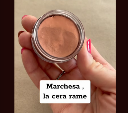 Cera metálica sólida "La Marchesa", cobre