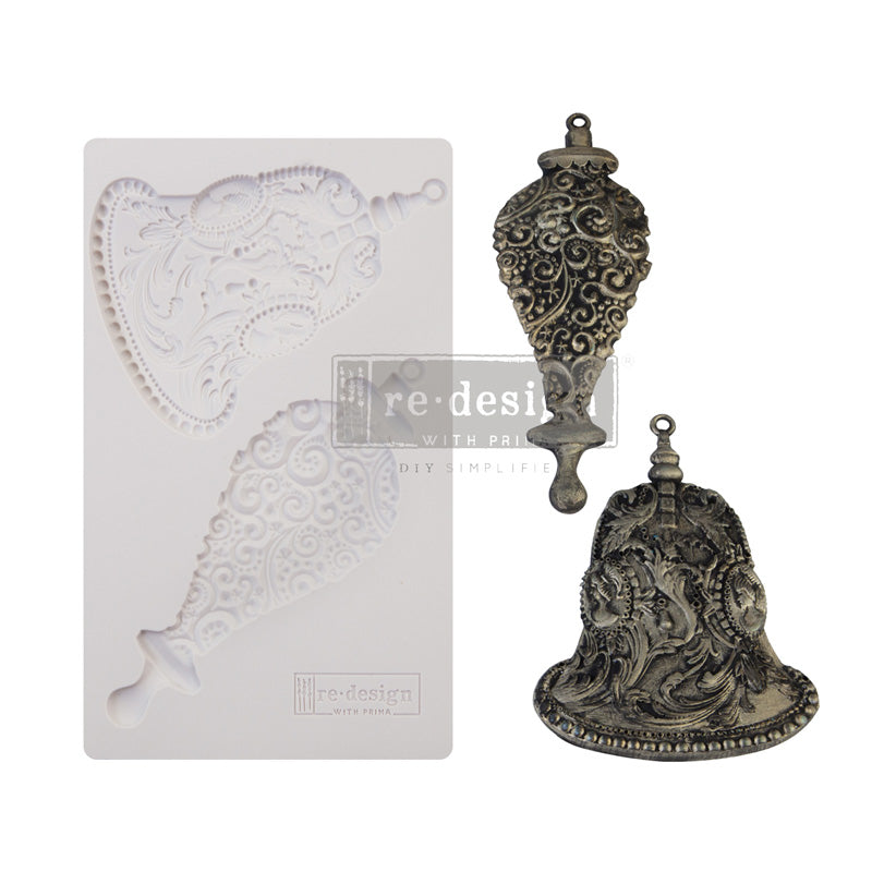 Redesign Decor Moulds "Silver Bells" 12,7 x 20,3 cm