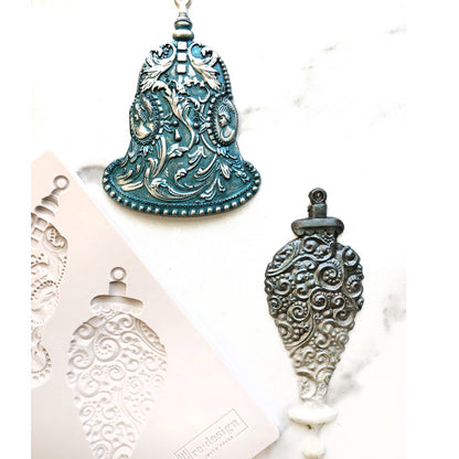 Redesign Decor Moulds "Silver Bells" 12,7 x 20,3 cm