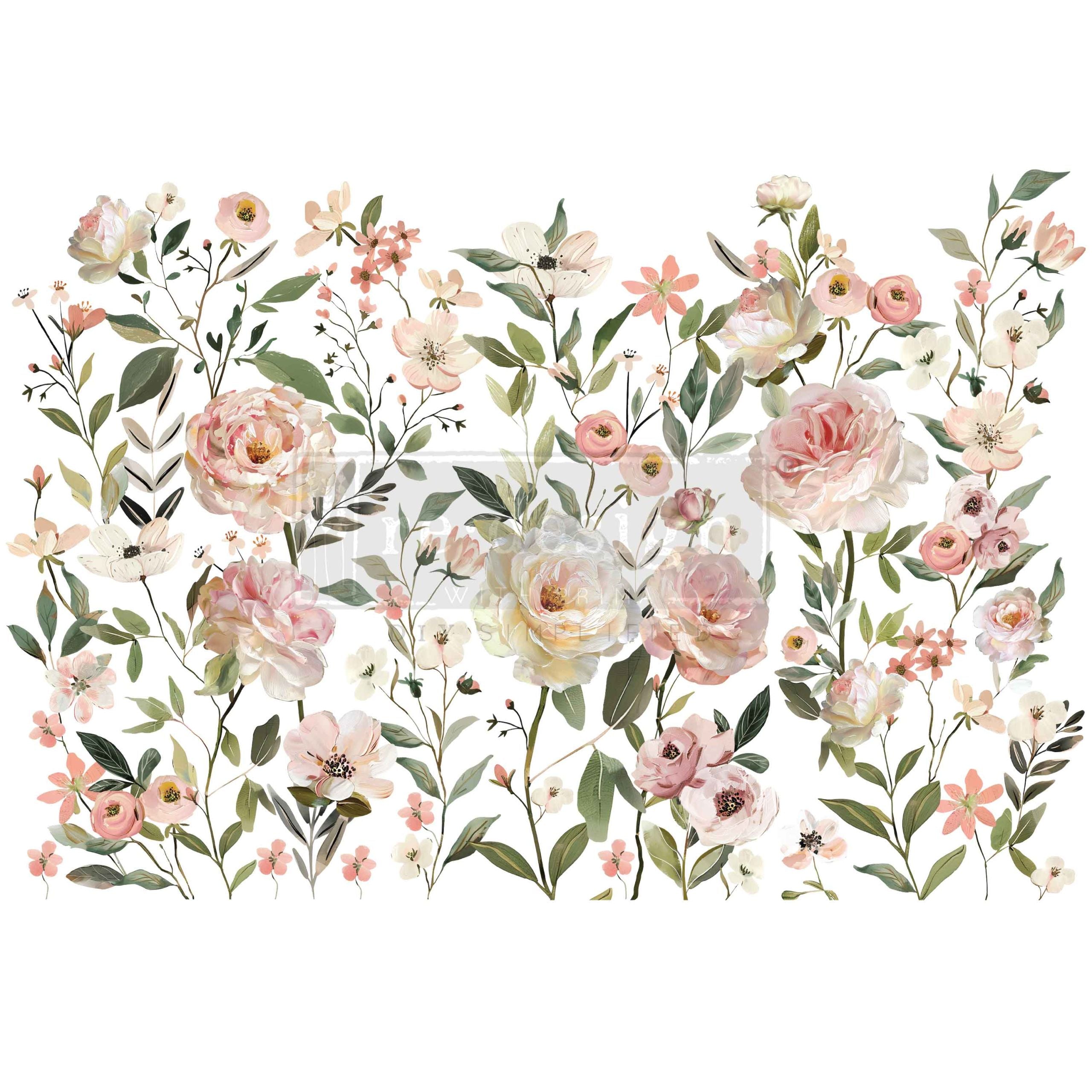 Redesign Decor Transfers  – "Blush Harmony” 4 fogli 61×89cm