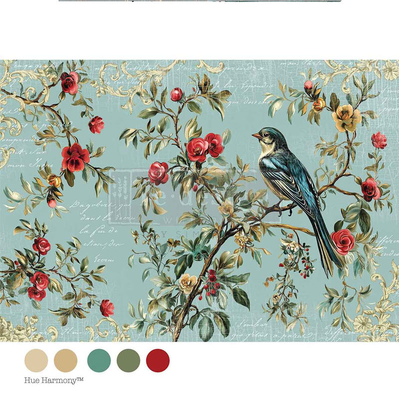 Carta da Découpage Fiber “The Velvet Nest” 89,5×84 cm