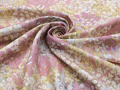 Tela de algodón – Toile de Jouy – azul – por metro