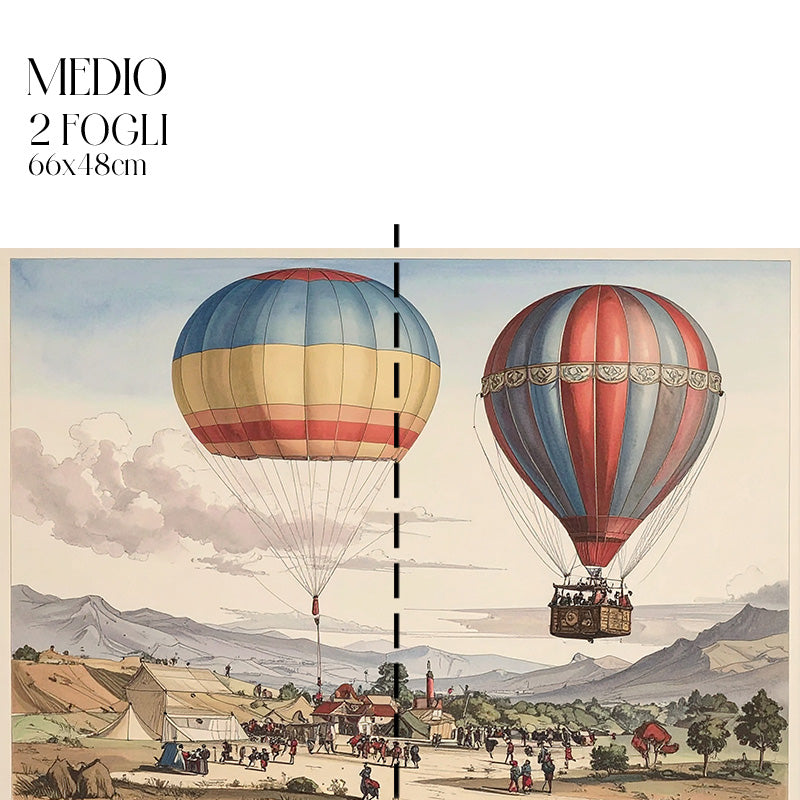 Dècoupage Pop Vintage – Mongolfiere 4