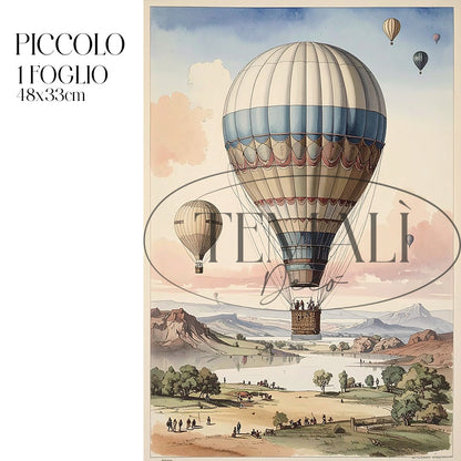 Dècoupage Pop Vintage – Mongolfiere 2