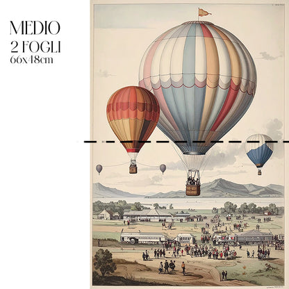 Decoupage Pop Vintage – Globo Aerostático 3