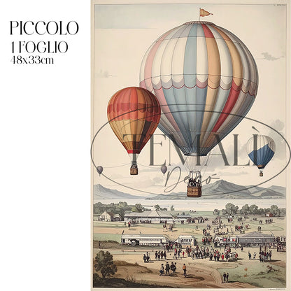 Decoupage Pop Vintage – Globo Aerostático 3