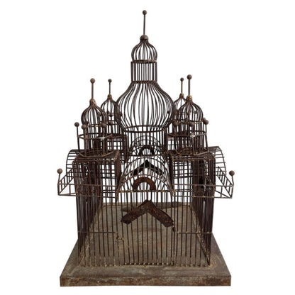 Gabbia con tavolino “Taj Mahal Small”, in Metallo