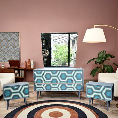 Provençal Sideboard Vichy I Restyling by Elisa
